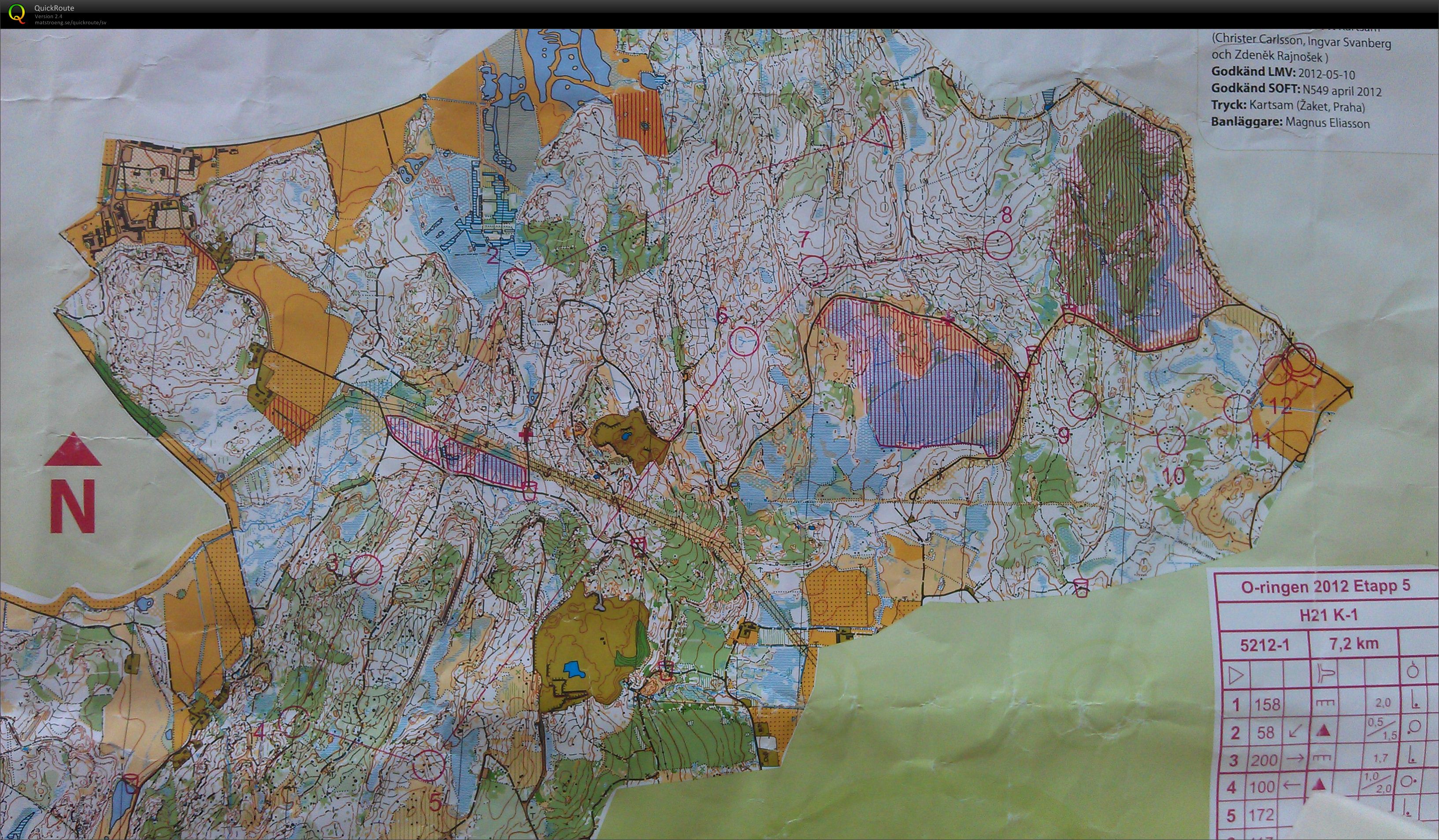 O-Ringen 2012 Etapp 5 (2012-07-27)