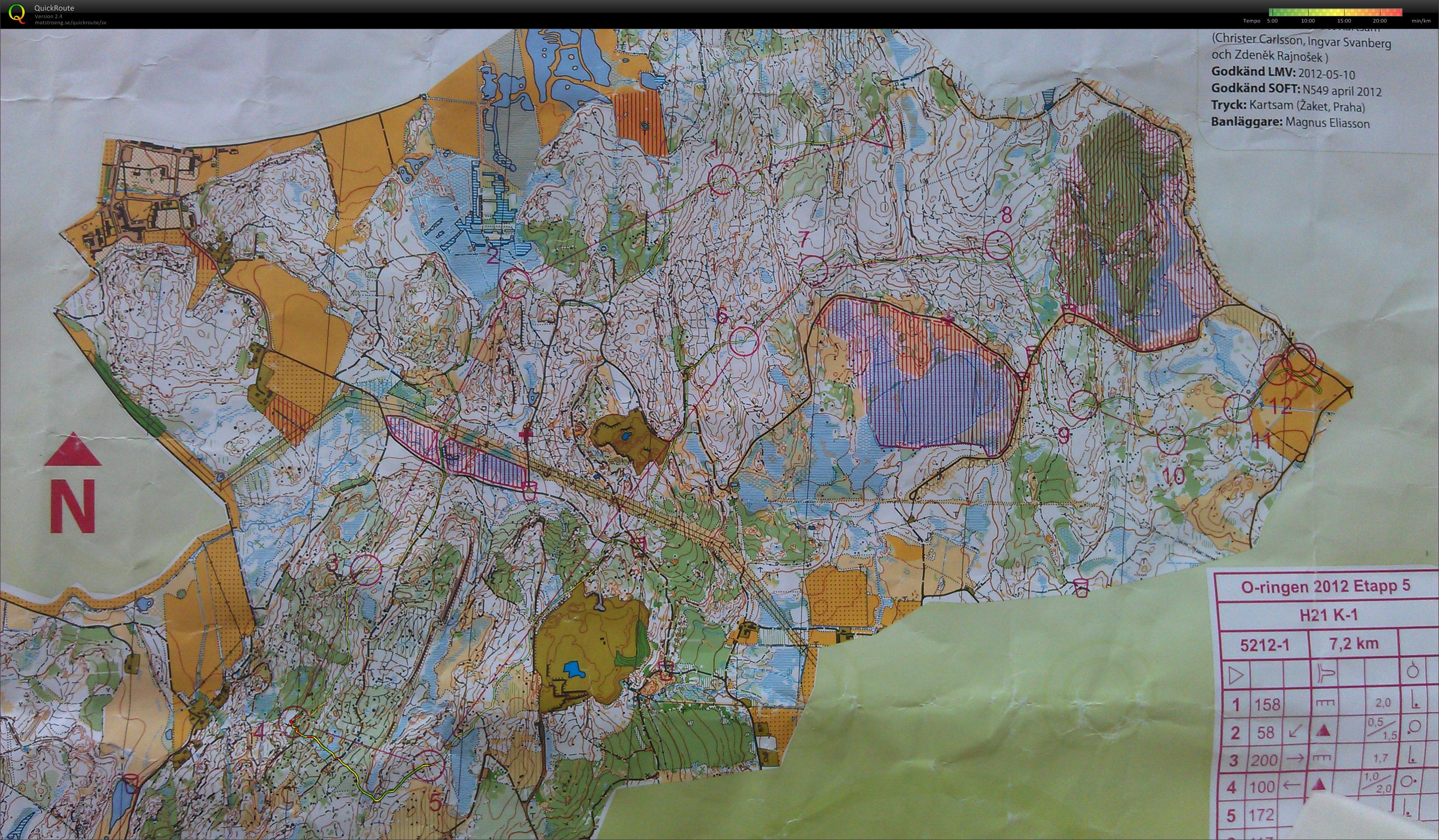 O-Ringen 2012 Etapp 5 (2012-07-27)